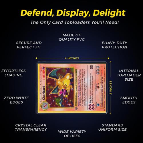 Standard Size Top Loaders | Trading Card Protection