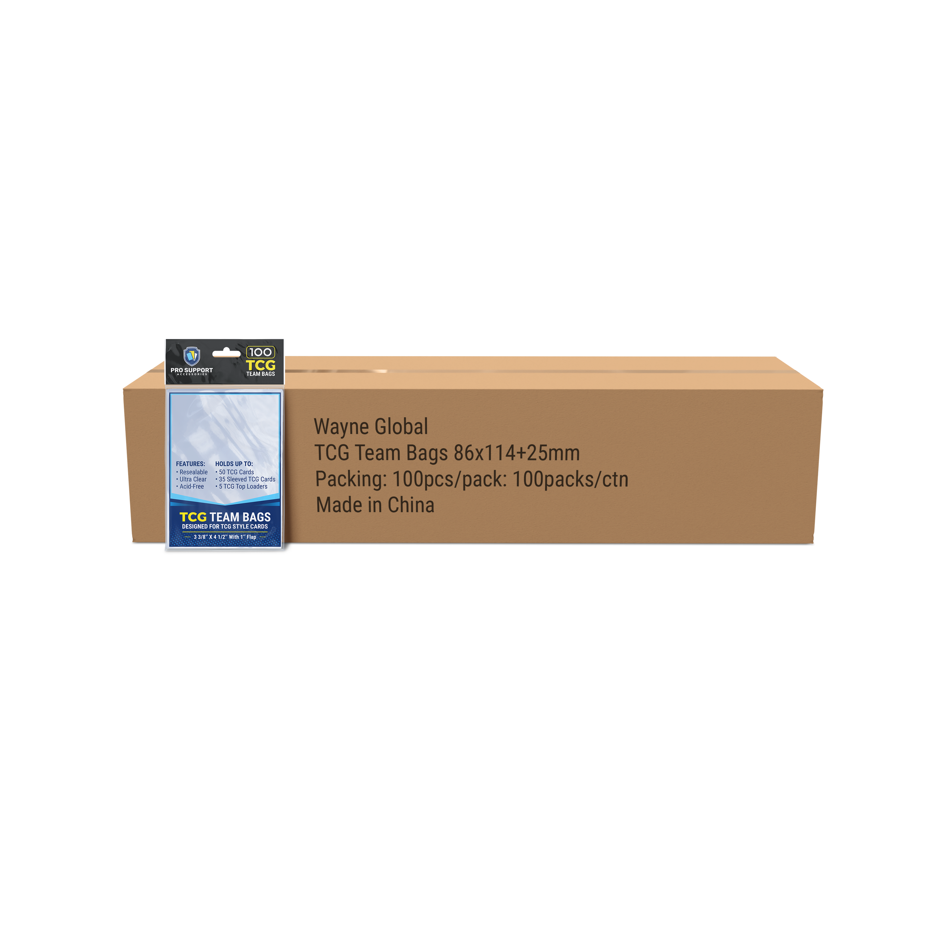 wholesale- TCG Team Bags Case ( 100 packs) wholesale- TCG Team Bags Case ( 100 packs)